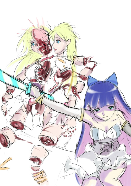 and garterbelt with demons panty stocking Eva metal gear solid 3