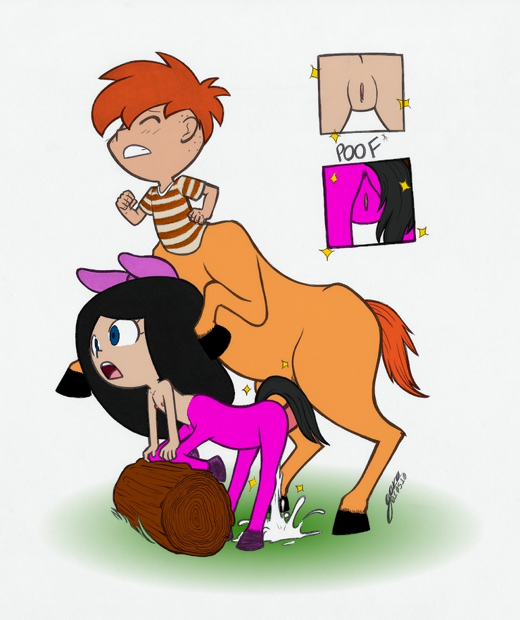 ferb naked and isabella phineas from Father and son gay sex comics