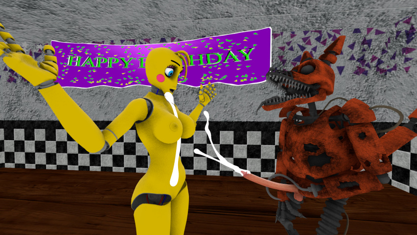 fnaf toy foxy chica x Agents of shield