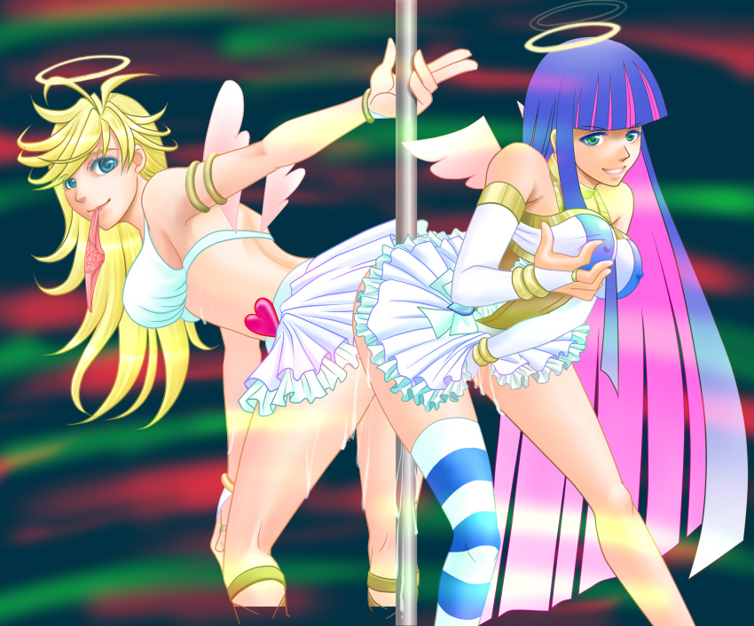 garterbelt stocking with and panty stocking Heavens lost property